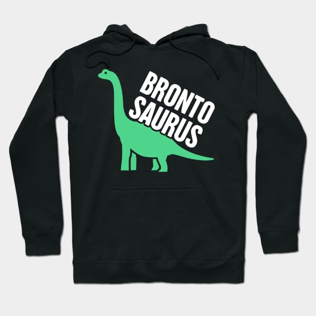 Long Neck Dinosaur Brontosaurus Hoodie by MeatMan